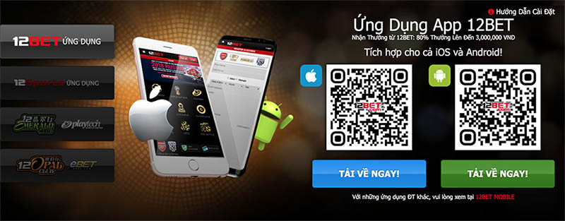 các Link 12bet mới nhất