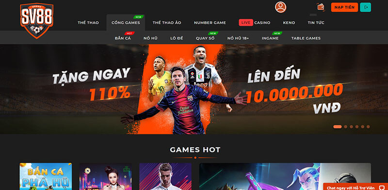 Mức độ uy tín của cổng game SV88