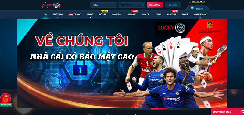 Cái tên LUCKY 88 thuộc top những nhà cái nổi bật hàng đầu